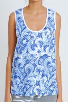 SS11 EMPERORS NEW CLOTHES UNISEX VEST - BLUE
